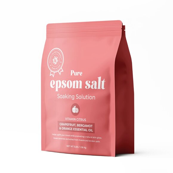 Pure Epsom Salt Soaking Solution - Vitamin Citrus - 3lbs - Picture 1 of 8